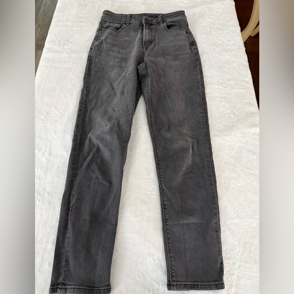 American Eagle Black Stretch Mom Jeans size 2 - Picture 1 of 10